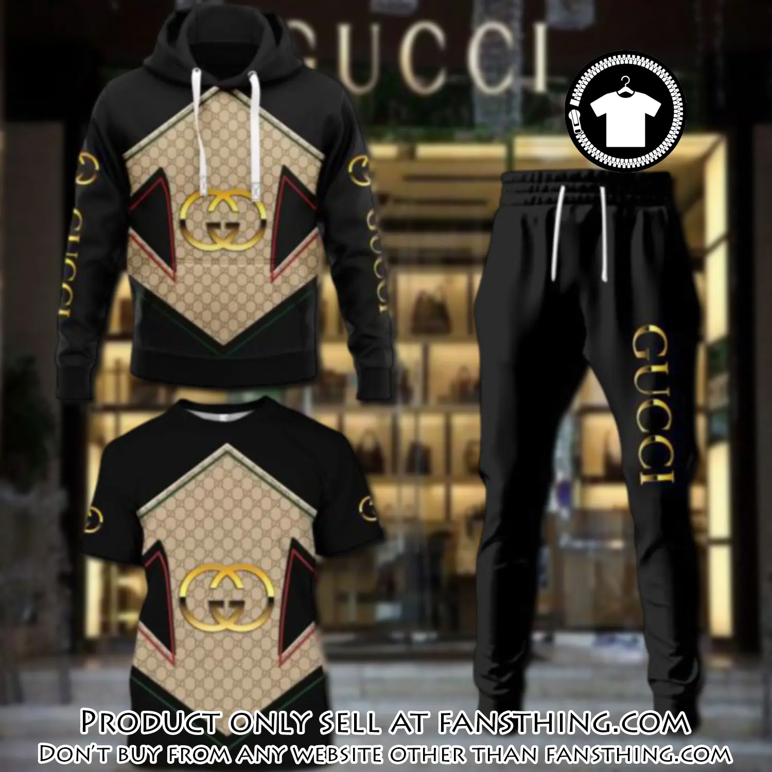 Gucci luxury brand combo tshirt hoodie long pants set trending 24 outfit sport lcs1037 fst5531688